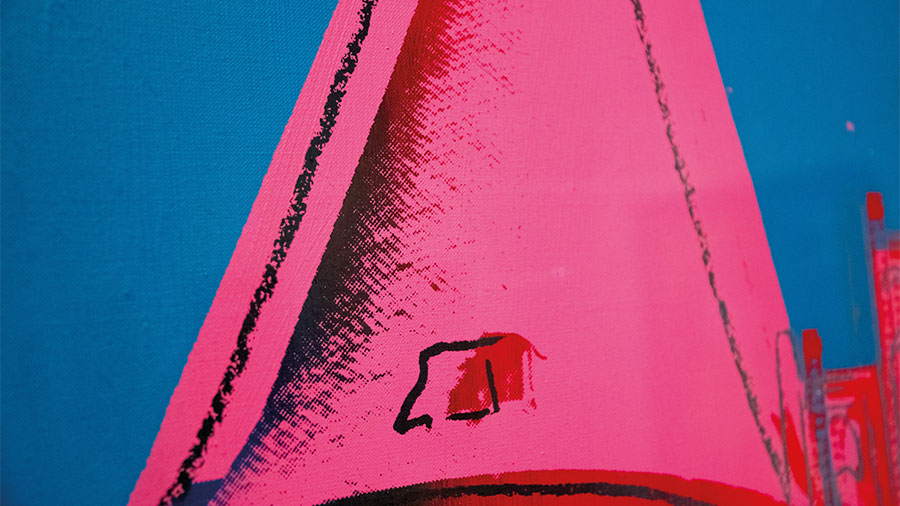 Der Turm des "Holstentors" von Andy Warhol.