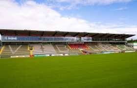 Das Stadion an der Lohmühle, Sitz des VfB Lübeck.