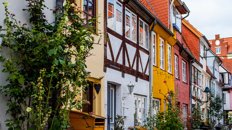 einer der Gänge in Lübeck