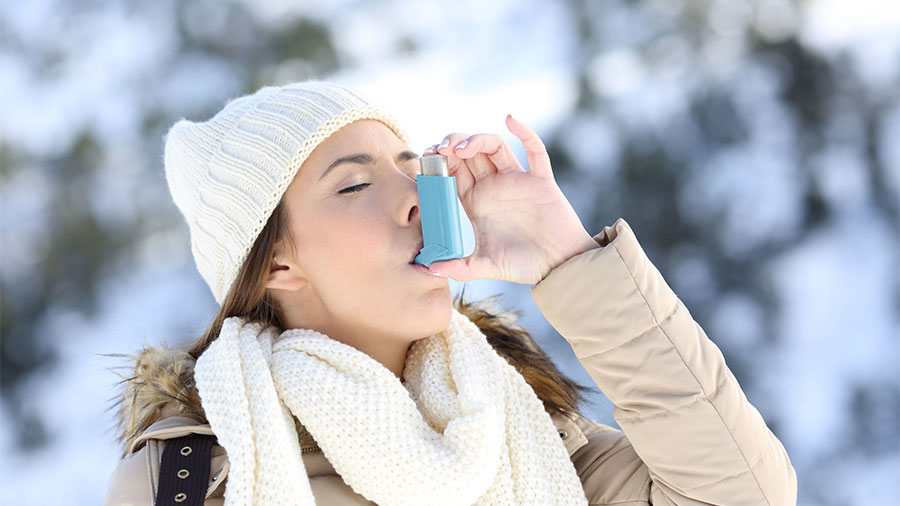 Allergie, Asthmaspray, Winter