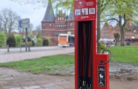 Fahrrad-Reparaturstationen für Selbsthilfe in Lübeck