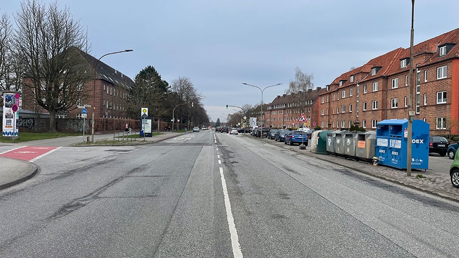 Sanierung der Schwartauer Landstraße verläuft planmäßig